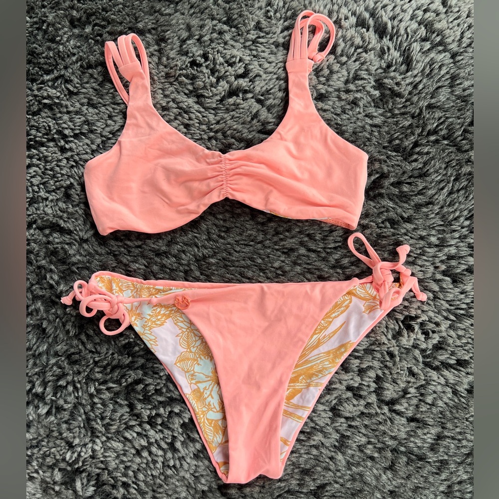 O'Neill Pink and Gold Bikini